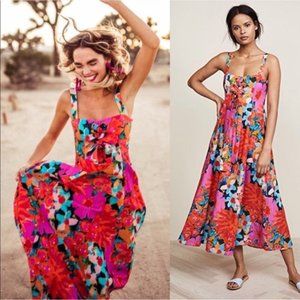 Mara Hoffman Mei Floral Lace-Up Dress 12